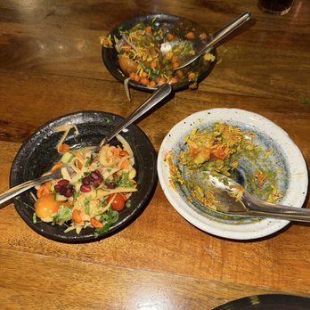 Ghee Indian Kitchen - Yellowfin Tuna Bhel Green Papaya Salad Burrata Chaat - Indian Near Me - Miami, Florida Ghee Indian Kitchen - Yellowfin Tuna Bhel Green Papaya Salad Burrata Chaat - Indian Near Me - Miami, Florida