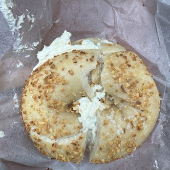 Pigeon Bagels - Garlic & sea salt bagel - Bagels Near Me - Pittsburgh, Pennsylvania