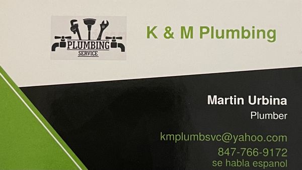 K&M plumbing Logo