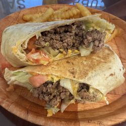Bedrock Wings - Burger Wrap