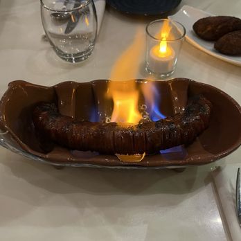Petiscos - Flamed chourico - Portuguese Near Me - San Jose, California