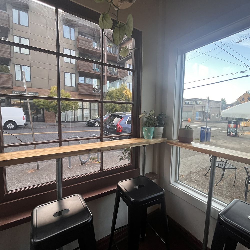 Cafe Cinco Siete - View from the inside - Coffee & Tea Near Me - Portland, Oregon Cafe Cinco Siete - View from the inside - Coffee & Tea Near Me - Portland, Oregon