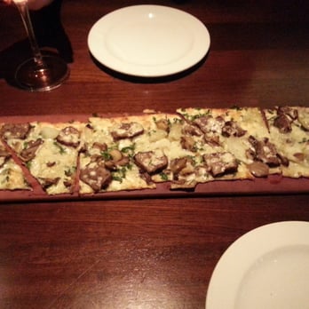 Seasons 52 - Flatbread. Steak and blue cheese - New American Near Me - Chestnut Hill, Massachusetts Seasons 52 - Flatbread. Steak and blue cheese - New American Near Me - Chestnut Hill, Massachusetts