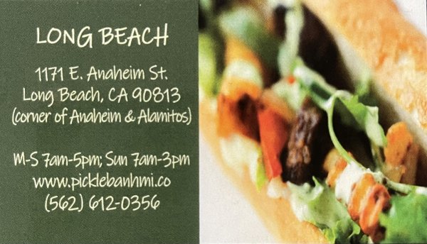 Pickle Banh Mi Co- Long Beach by null