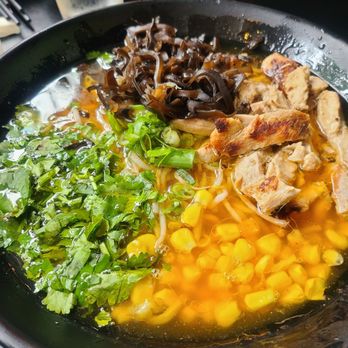 Kenji's - Garlic Onion Ramen with chicken, mushrooms, & cilantro added. Mmmm - Ramen Near Me - Vancouver, Washington Kenji's - Garlic Onion Ramen with chicken, mushrooms, & cilantro added. Mmmm - Ramen Near Me - Vancouver, Washington