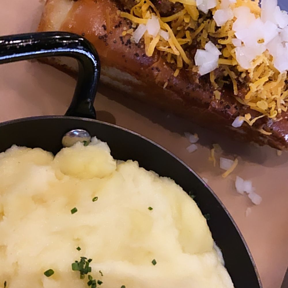 Over Under - The Village Dallas - Hot Chili Dog & Mashed Potatoes - Sports Bars Near Me - Dallas, Texas Over Under - The Village Dallas - Hot Chili Dog & Mashed Potatoes - Sports Bars Near Me - Dallas, Texas