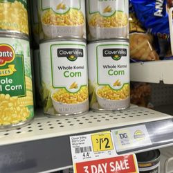 Dollar General - I did pick up four cans of this corn for my Emergency pantry. A very good value as long as it's not all water lol