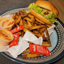 Hwy 101 Burger - Double cheeseburger with fries and stuff. Pretty good.