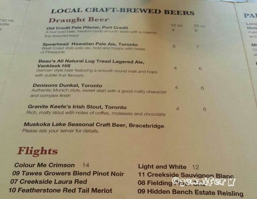 Menu photo 1 Corks Beer & Wine Bars Toronto, ON