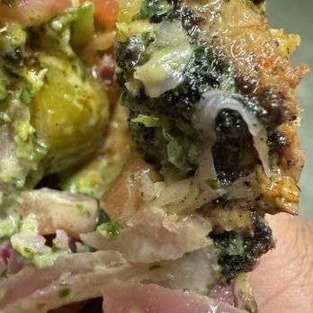 CAVA - Spicy Lamb Meatball Pita that was burnt. - Mediterranean Near Me - Chino Hills, California