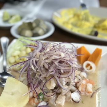 Inti Peruvian Restaurant - Super yummy ceviche mixto - Latin American Near Me - Los Angeles, California Inti Peruvian Restaurant - Super yummy ceviche mixto - Latin American Near Me - Los Angeles, California
