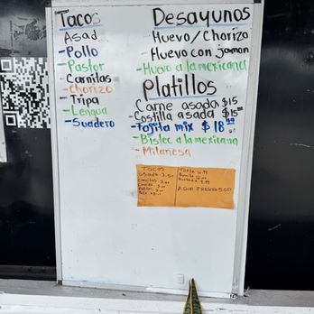 Taqueria Maty - Side menu - Tacos Near Me - Riverview, Florida