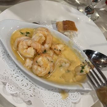 Abigails Restaurant - Shrimp in Creamy Garlic Butter Sauce - Modern European Near Me - Linden, New Jersey Abigails Restaurant - Shrimp in Creamy Garlic Butter Sauce - Modern European Near Me - Linden, New Jersey