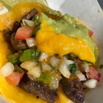 Juanitas Kitchen - The carne asada is fire! That orange is the habanero salsa. Find me a truck with real hot sauce! - Tacos Near Me - Los Angeles, California Juanitas Kitchen - The carne asada is fire! That orange is the habanero salsa. Find me a truck with real hot sauce! - Tacos Near Me - Los Angeles, California