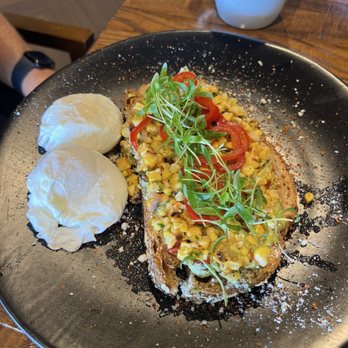 Plancha - Elote avocado toast - Latin American Near Me - Lake Buena Vista, Florida