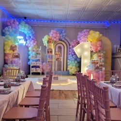 Crafty Chic Party Planning - Our most requested setup theme ever.   Visit our instagram page to see this and much more @crafty_chicpartyplanning