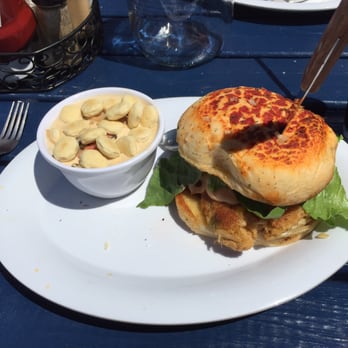 Shipwrecked Brew Pub - Southwest Crab Cake Sandwich w/ Clam Chowder! - American Near Me - Egg Harbor, Wisconsin Shipwrecked Brew Pub - Southwest Crab Cake Sandwich w/ Clam Chowder! - American Near Me - Egg Harbor, Wisconsin
