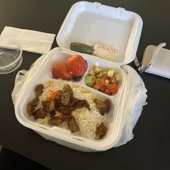 The Mediterranean Kitchen - a meal in a styrofoam container - Mediterranean Near Me - Commerce, California The Mediterranean Kitchen - a meal in a styrofoam container - Mediterranean Near Me - Commerce, California