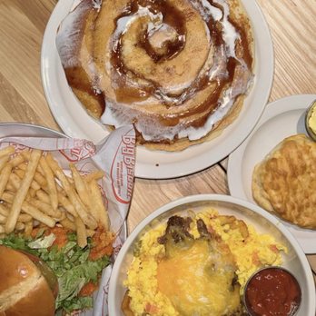 The Big Biscuit - Cinnamon Roll Pancakes Chicken Sandwich Srambowls - Diners Near Me - Mission, Kansas The Big Biscuit - Cinnamon Roll Pancakes Chicken Sandwich Srambowls - Diners Near Me - Mission, Kansas