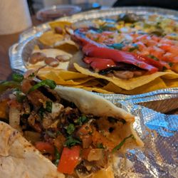 Mexica Burrito Grill - Tacos and nachos.