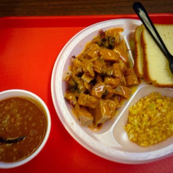 Smokey Pig Barbecue - 10 Oz Plate w/ Beans - Barbeque Near Me - Phenix City, Alabama Smokey Pig Barbecue - 10 Oz Plate w/ Beans - Barbeque Near Me - Phenix City, Alabama