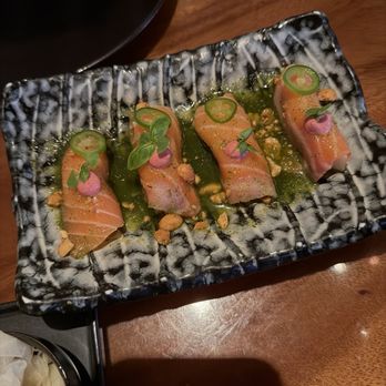 Ruka - Salmon Acevichado - Sushi Bars Near Me - Boston, Massachusetts Ruka - Salmon Acevichado - Sushi Bars Near Me - Boston, Massachusetts
