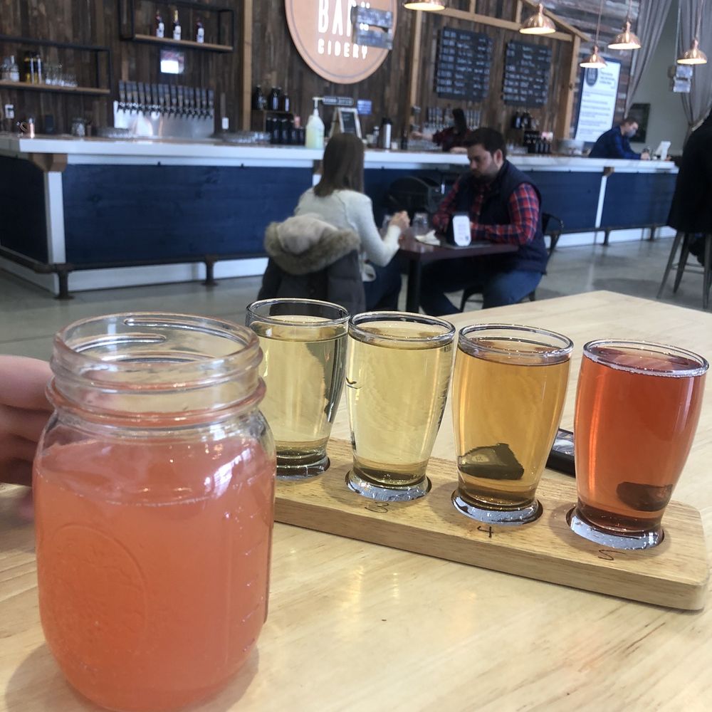 Blue Barn Cidery - Cider flight and cocktail - Cideries Near Me - Hilton, New York Blue Barn Cidery - Cider flight and cocktail - Cideries Near Me - Hilton, New York