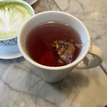 Maison B Cafe - Strawberry tea. - Belgian Near Me - New Haven, Connecticut
