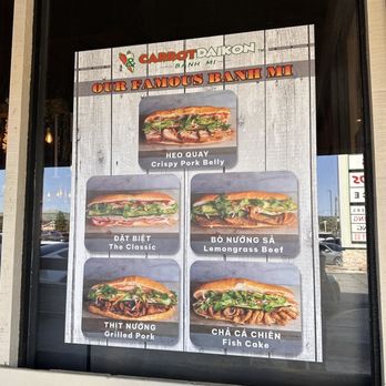Carrot & Daikon Banh Mi - Popular banh mi orders - Vietnamese Near Me - Placentia, California