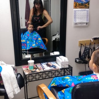 Escape Salon - Getting a cut. Very kid friendly - Nail Salons Near Me - Albuquerque, New Mexico
