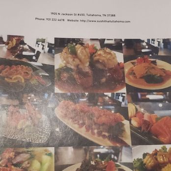 Sushi Thai - Menu cover - Sushi Bars Near Me - Tullahoma, Tennessee Sushi Thai - Menu cover - Sushi Bars Near Me - Tullahoma, Tennessee