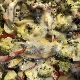 Veggie Alfredo Pasta