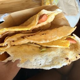 Double egg pancake, spicy Double egg pancake, spicy