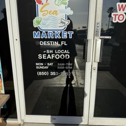 Exterior outside entrance of Sea Market - Front entrance - Destin, Florida Exterior outside entrance of Sea Market - Front entrance - Destin, Florida