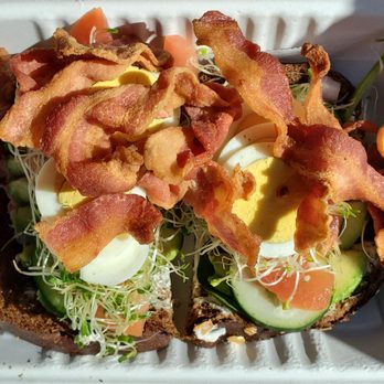 Bixby Joe - Bacon avocado toast ($10ish) - Coffee & Tea Near Me - Long Beach, California