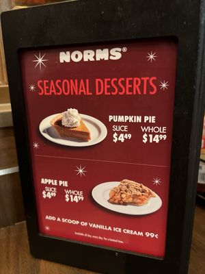 Menu photo 1 NORMS Restaurant Claremont, CA