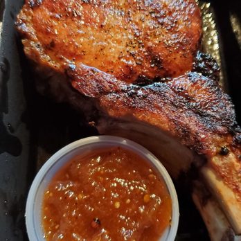 Morton's The Steakhouse - restaurant week $45 - double bone pork chop 16 oz - with soup or salad and slice of pie - Steakhouses Near Me - Honolulu, Hawaii Morton's The Steakhouse - restaurant week $45 - double bone pork chop 16 oz - with soup or salad and slice of pie - Steakhouses Near Me - Honolulu, Hawaii