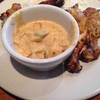 Clay Pit - Vegetable Korma and Chicken Tandoori with Rice - Indian Near Me - Austin, Texas