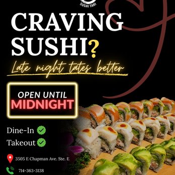 Sushi Tari - We are open until 12am - Sushi Bars Near Me - Orange, California Sushi Tari - We are open until 12am - Sushi Bars Near Me - Orange, California