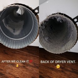 Home Safe Air Duct & Dryer Vent Cleaning - Back of dryer