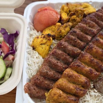 Ansaf Gyro & Kabob - Mixed meat kabob plate - Kebab Near Me - Sacramento, California