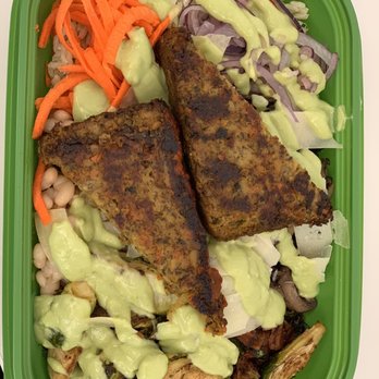 Local Roots - Warm grains, Harvest, plus chickpea loaf. Enough food for two -- heavy as any Mission burrito! - Salad Near Me - San Francisco, California