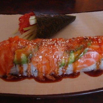 Joy Sushi - samurai roll and spicy tuna handroll - Sushi Bars Near Me - San Mateo, California Joy Sushi - samurai roll and spicy tuna handroll - Sushi Bars Near Me - San Mateo, California