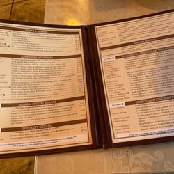 Another part of the menu.