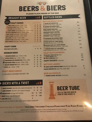 Menu photo 5 The Bavarian Chermside, QLD