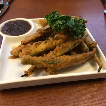 MW Restaurant - Deep fried okra --- Excellent! They sliced the okra vertically down the middle, which was a nice touch. - New American Near Me - Honolulu, Hawaii MW Restaurant - Deep fried okra --- Excellent! They sliced the okra vertically down the middle, which was a nice touch. - New American Near Me - Honolulu, Hawaii