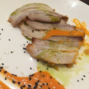 Pelayo - Pork with eggplant. Looks boring but is very tasty - Spanish Near Me - Seville, SE Pelayo - Pork with eggplant. Looks boring but is very tasty - Spanish Near Me - Seville, SE