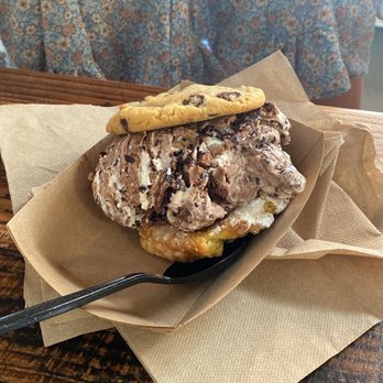 The Baked Bear Georgetown - Butter cake cookie, chocolate chip cookie with s'mores ice cream. OMG! - Ice Cream & Frozen Yogurt Near Me - Georgetown, Texas The Baked Bear Georgetown - Butter cake cookie, chocolate chip cookie with s'mores ice cream. OMG! - Ice Cream & Frozen Yogurt Near Me - Georgetown, Texas