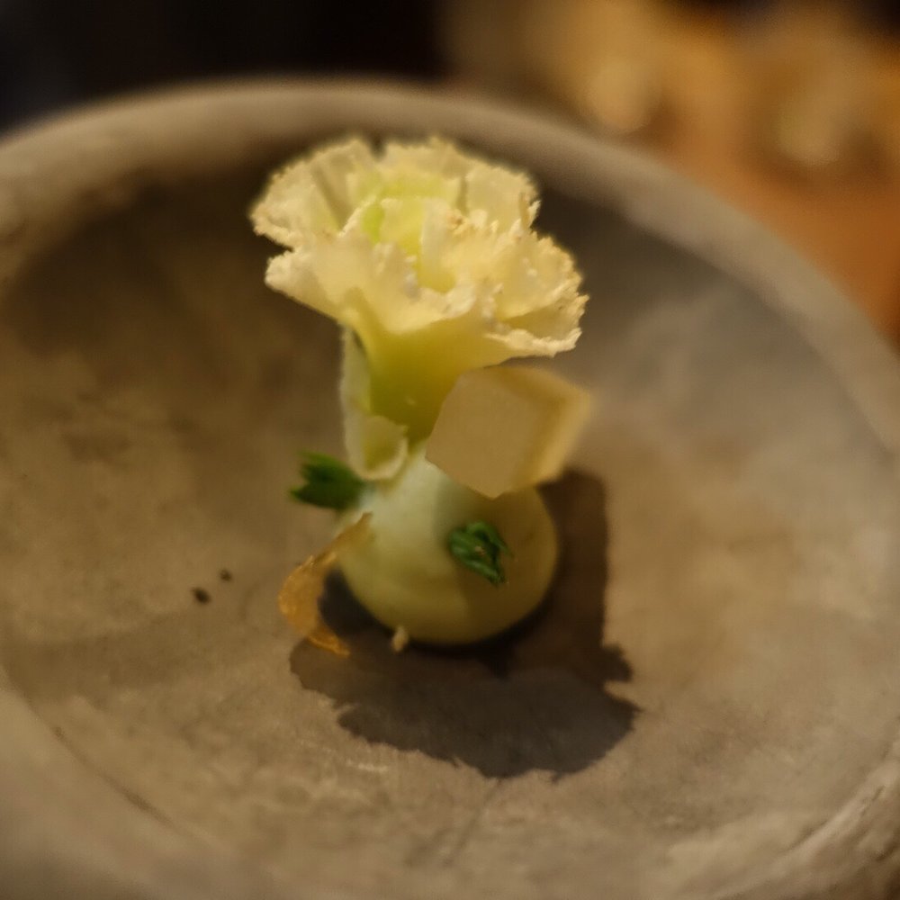 Lazy Bear - The flower is cheese. Celery Mousse. - New American Near Me - San Francisco, California Lazy Bear - The flower is cheese. Celery Mousse. - New American Near Me - San Francisco, California