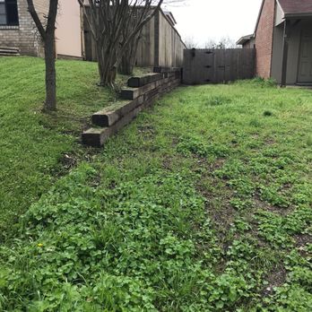 Gutierrez Property Maintenance - Retaining wall looks good. - Fences & Gates Near Me - Dallas, Texas Gutierrez Property Maintenance - Retaining wall looks good. - Fences & Gates Near Me - Dallas, Texas
